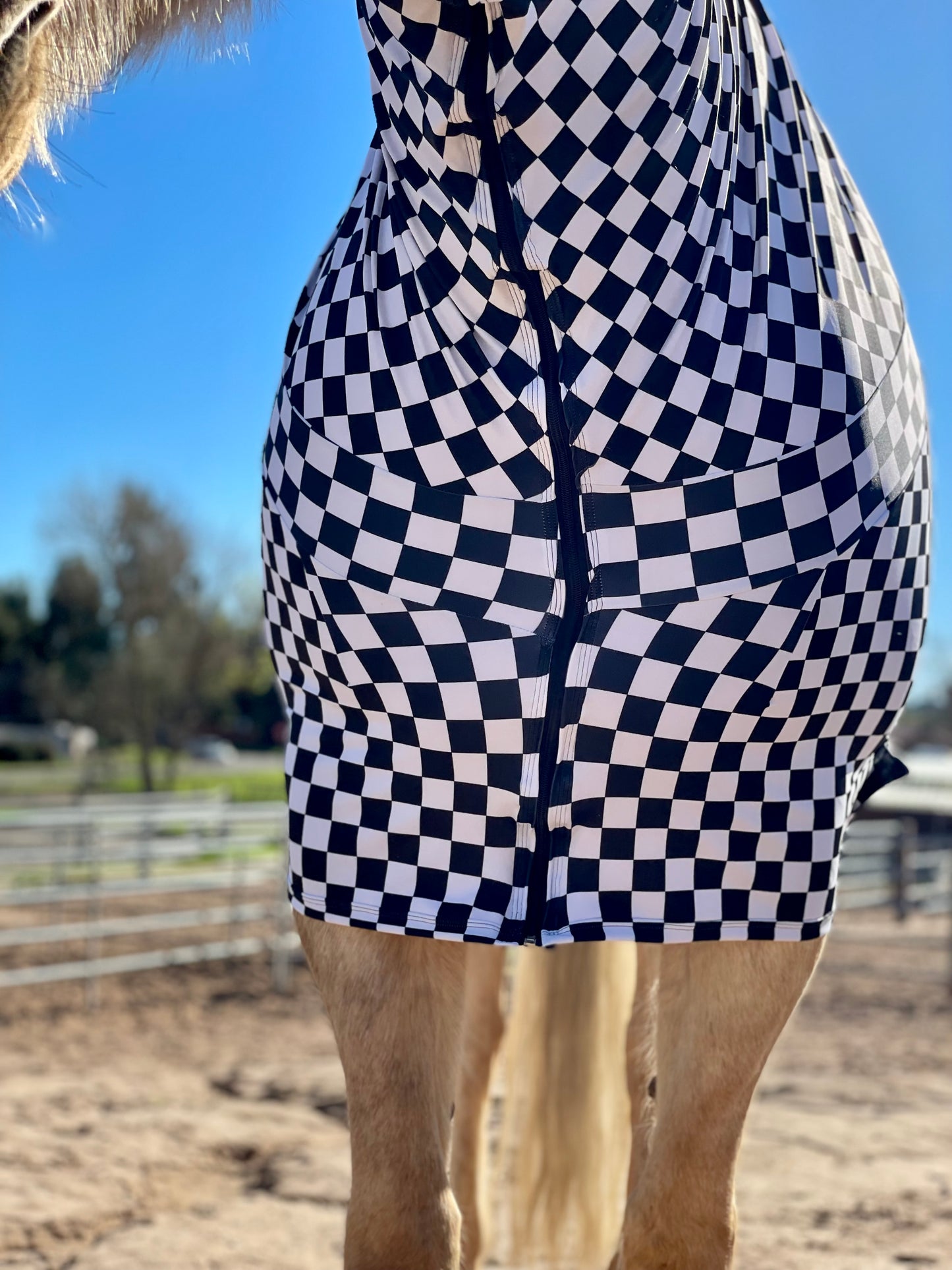 Checkered B&W Full Body Sleazy