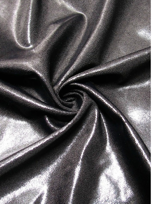 Metallic Black Faceless Sleazy Hood