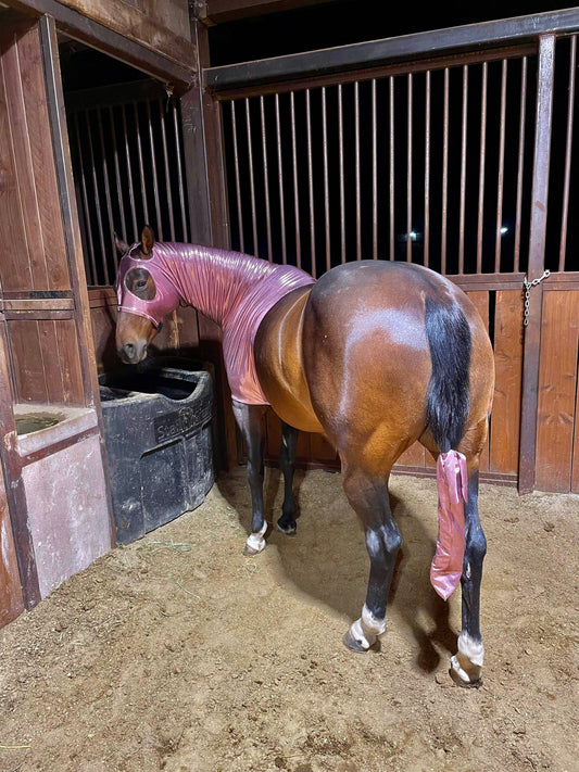 Metallic Mauve Tailbag
