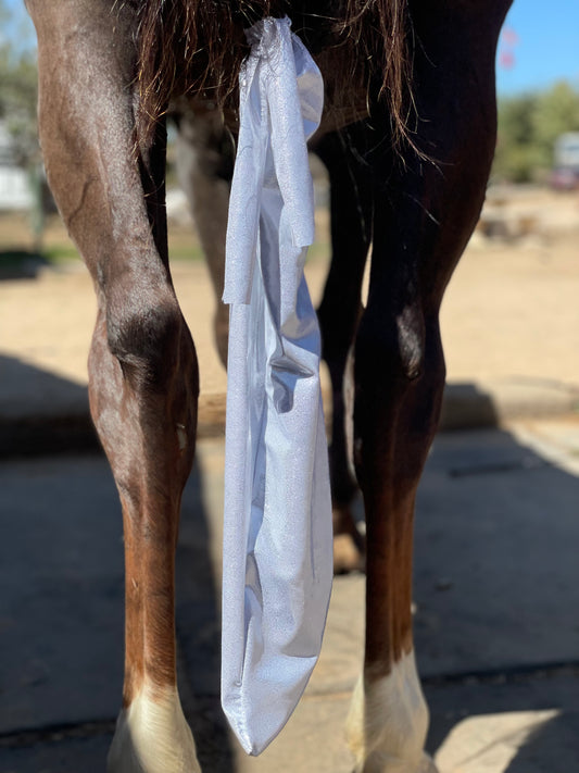 Metallic Silver Tailbag