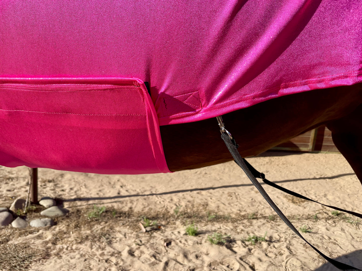 Metallic Hot Pink Faceless Full Body Sleazy