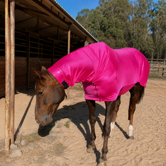 Metallic Hot Pink Faceless Full Body Sleazy