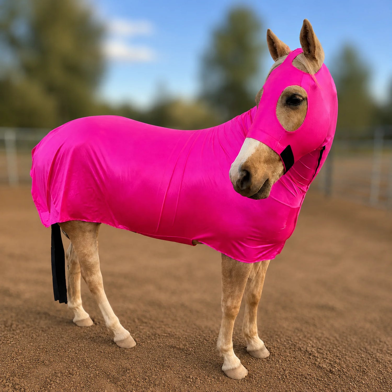 Collection of full body sleazies on horses in various colors and metallic finishes