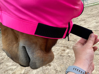 Metallic Hot Pink Sleazy Hood