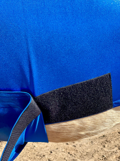 Metallic Royal Blue Faceless Full Body Sleazy