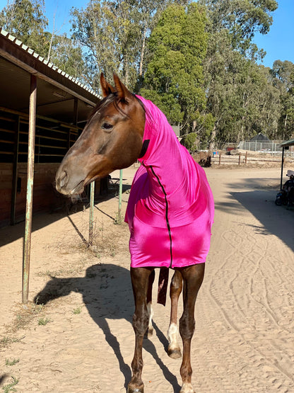 Metallic Hot Pink Faceless Full Body Sleazy