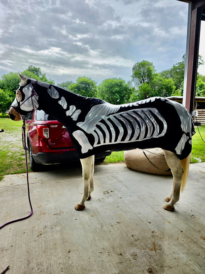 Skeleton Full Body Horse Costume