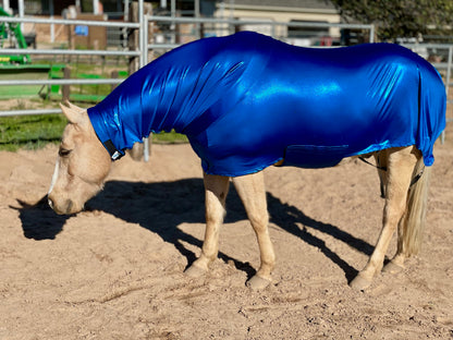 Metallic Royal Blue Faceless Full Body Sleazy