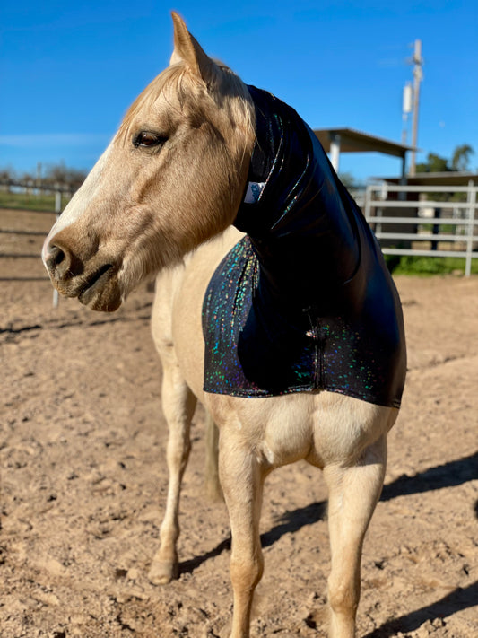 Hologram Black Faceless Hood Sleazy