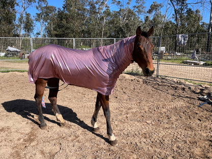 Metallic Mauve Faceless Full Body Sleazy