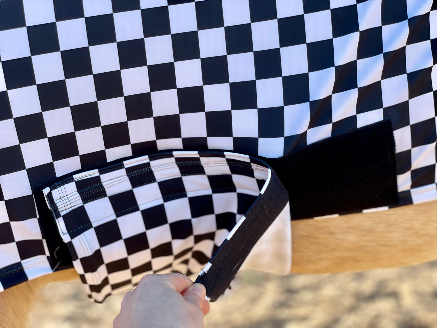 Checkered B&W Full Body Sleazy