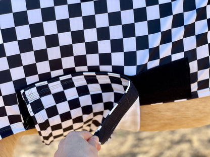 Checkered B&W Full Body Sleazy