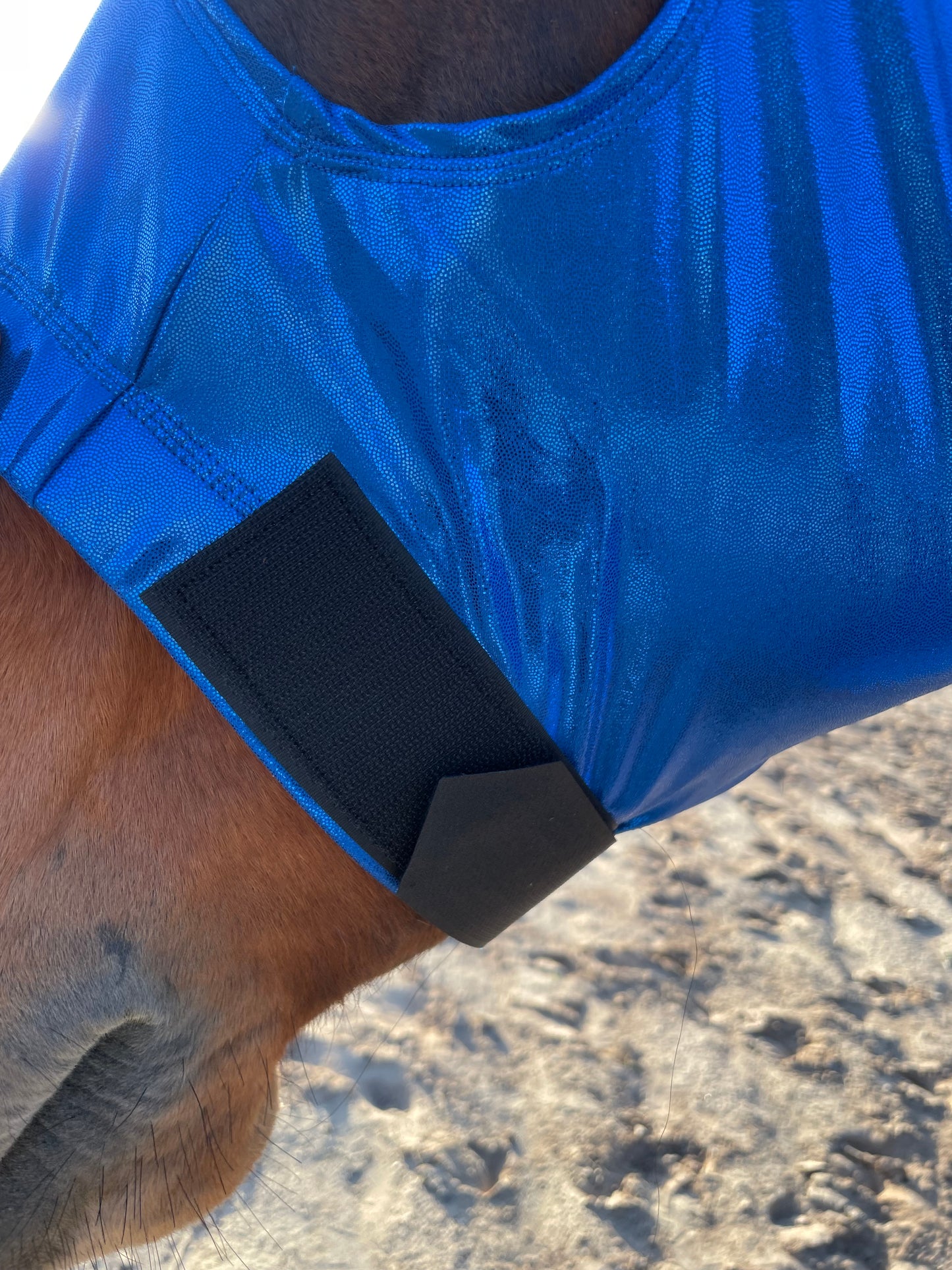 Metallic Royal Blue Sleazy Hood