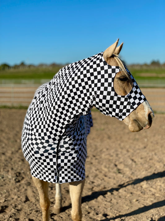 Checkered B&W Full Body Sleazy