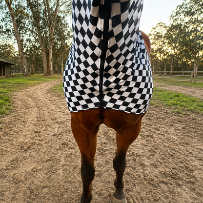 Checkered B&W Hood Sleazy