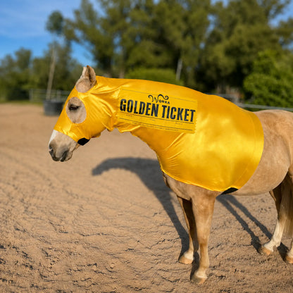 Golden Ticket Horse Costume Hood