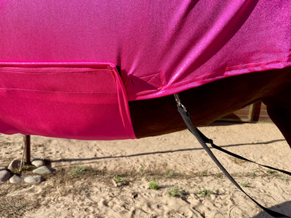 Metallic Hot Pink Faceless Full Body Sleazy