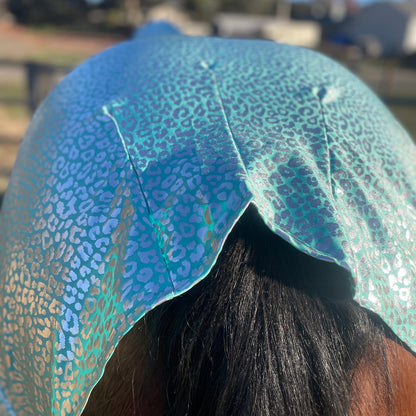 Teal Leopard Full Body Sleazy