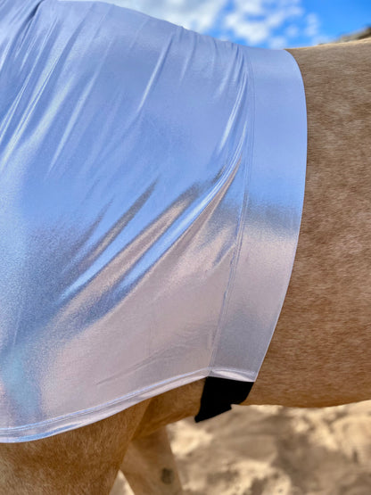 Metallic Silver Faceless Hood Sleazy