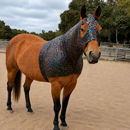 Hologram Leopard Hood Sleazy