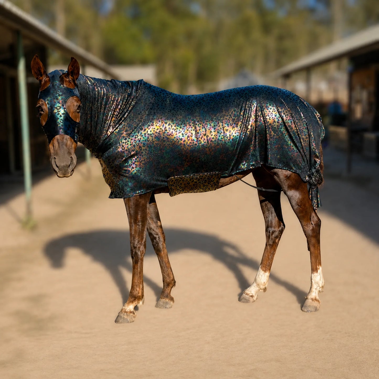 Hologram leopard full body sleazy horse left side full sleazy