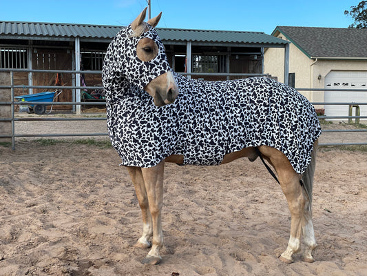 Cow Print Horse Costume Full Body