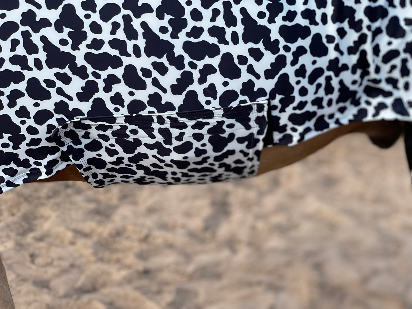 Cow Print Horse Costume Full Body