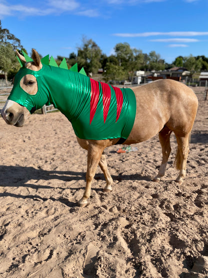 Dinosaur Horse Costume Hood and Tailbag