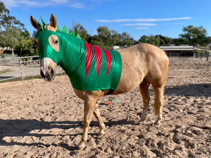 Dinosaur Horse Costume Hood and Tailbag
