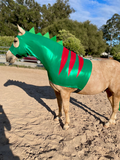 Dinosaur Horse Costume Hood and Tailbag