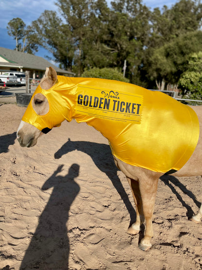 Golden Ticket Horse Costume Hood