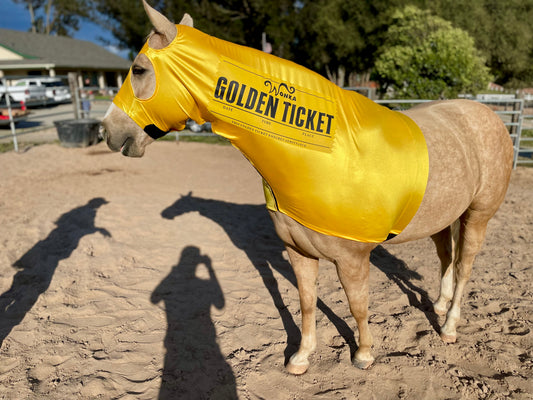 Golden Ticket Horse Costume Hood