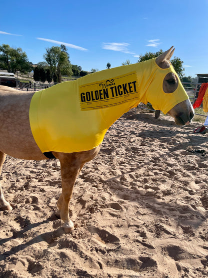Golden Ticket Horse Costume Hood
