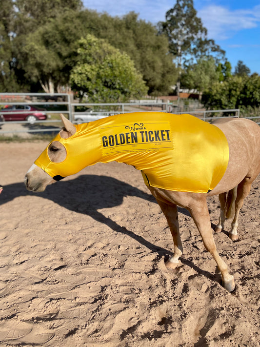 Golden Ticket Horse Costume Hood