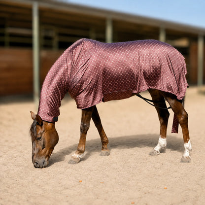 LV faceless full body sleazy horse head down view showing off sleazy