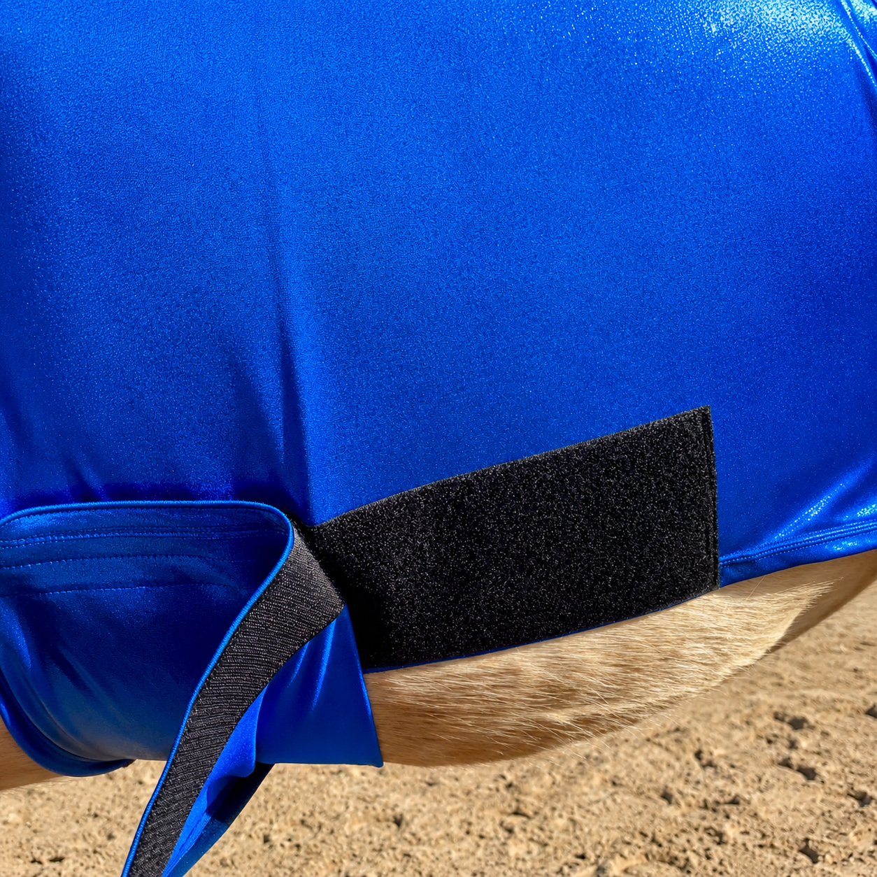 Metallic Royal Blue Faceless Full Body Sleazy