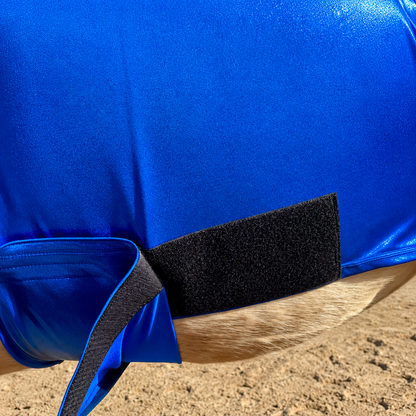 Metallic Royal Blue Faceless Full Body Sleazy