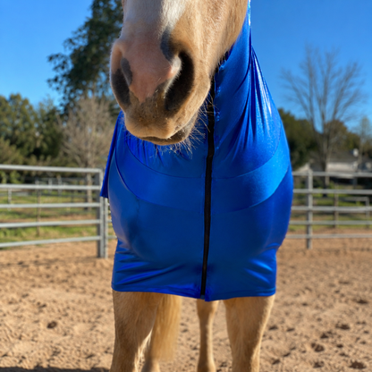 Metallic Royal Blue Faceless Full Body Sleazy