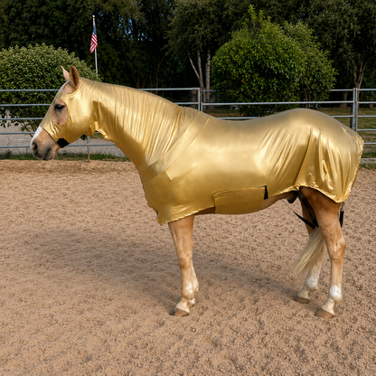 Metallic Gold Full Body Sleazy
