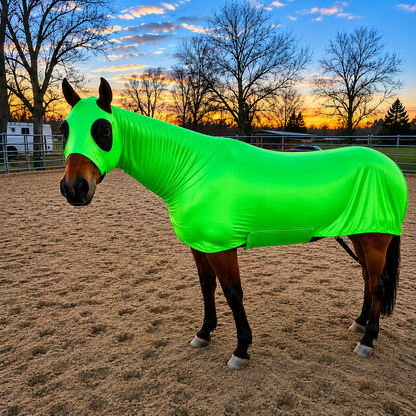 Metallic Lime Green Full Body Sleazy
