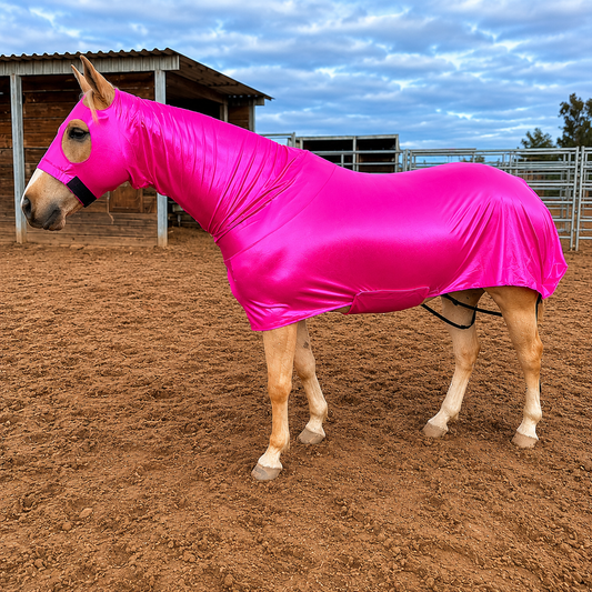 Metallic Hot Pink Full Body Sleazy