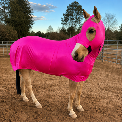 Metallic Hot Pink Full Body Sleazy