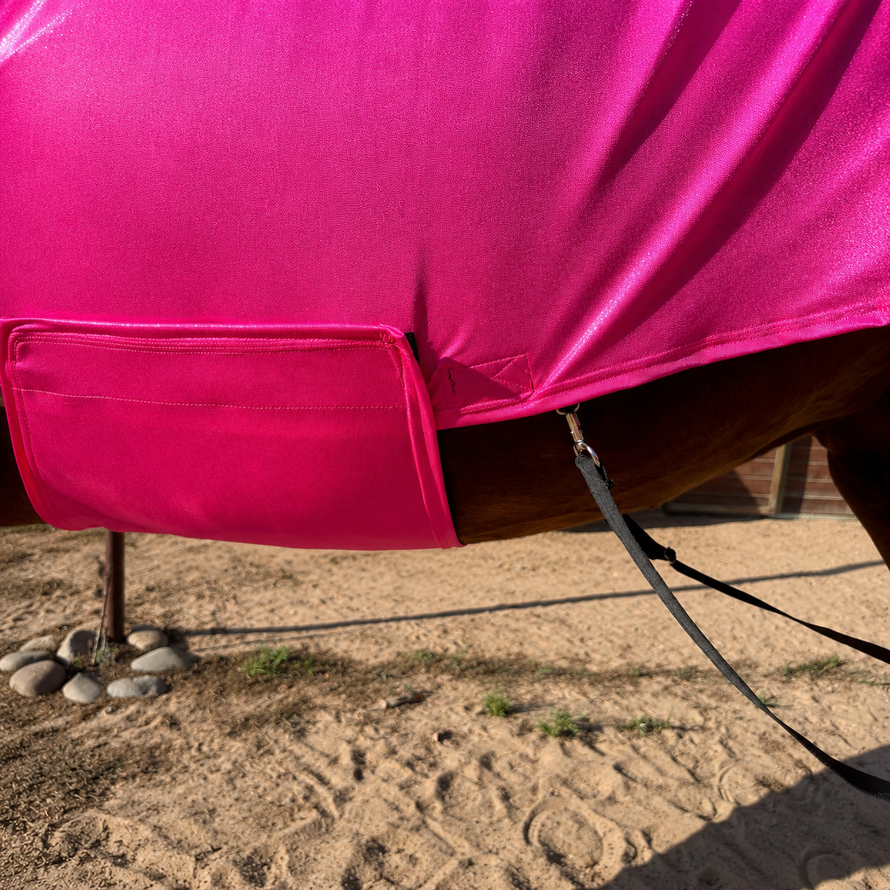 Metallic Hot Pink Faceless Full Body Sleazy