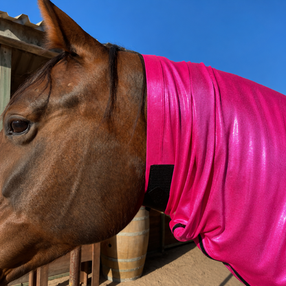 Metallic Hot Pink Faceless Full Body Sleazy