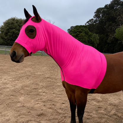 Metallic Hot Pink Hood by Slickhorseware.com