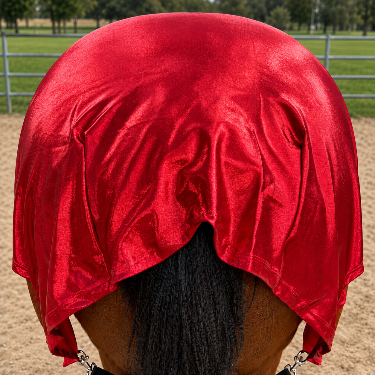 Metallic Red Faceless Full Body Sleazy