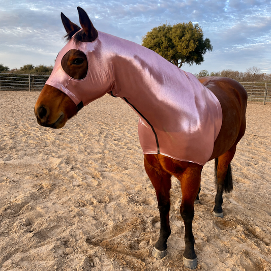 Metallic Rose Gold Hood by Slickhorseware.com