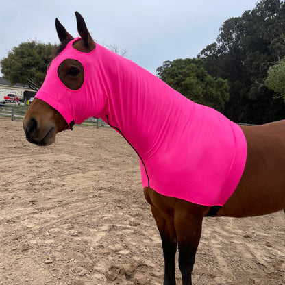 Metallic Hot Pink Sleazy Hood from www.slickhorseware.com
