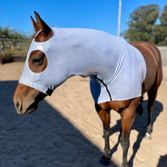 Metallic Silver Full Body Sleazy from www.slickhorseware.com
