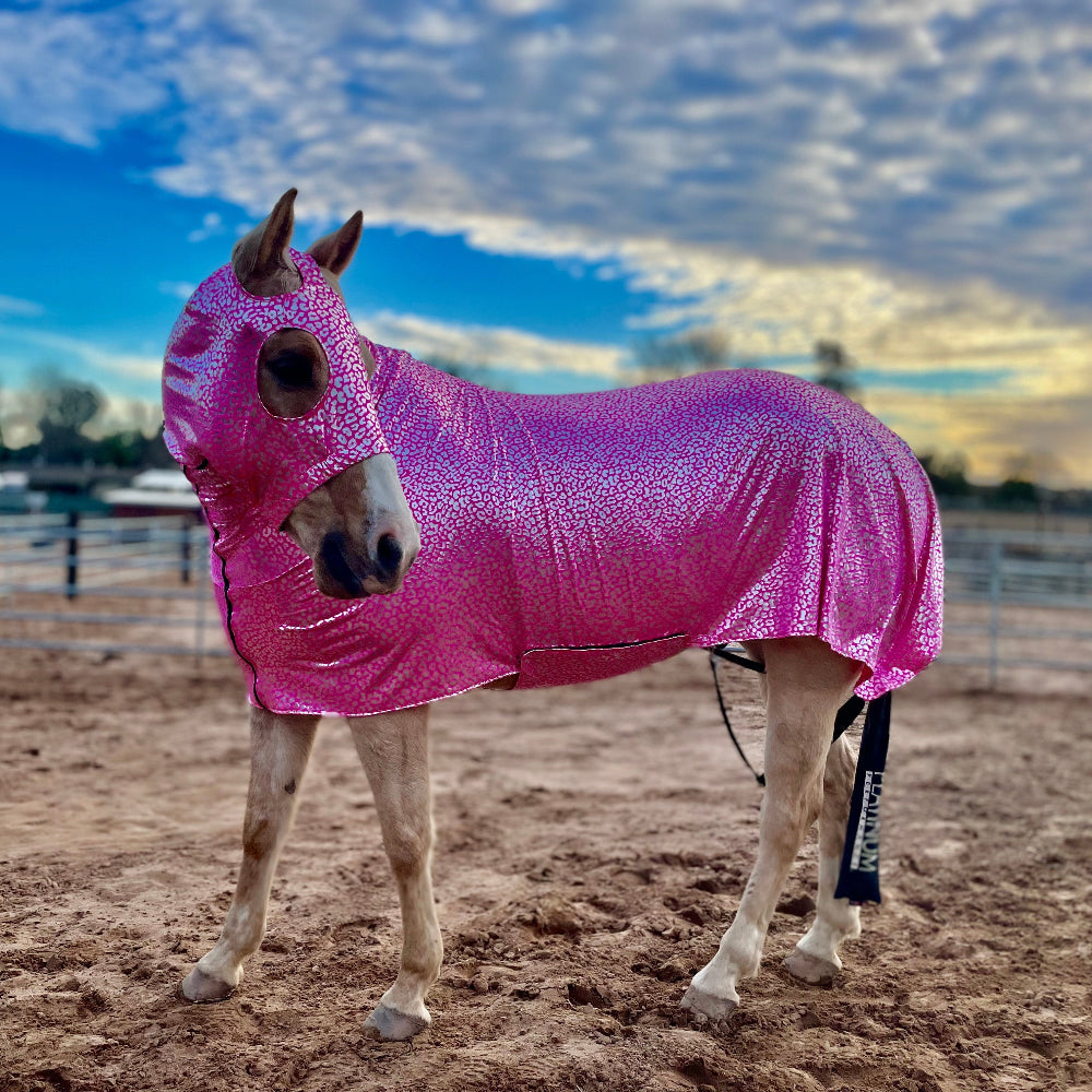 Pink Leopard Full Body Sleazy from www.slickhorseware.com